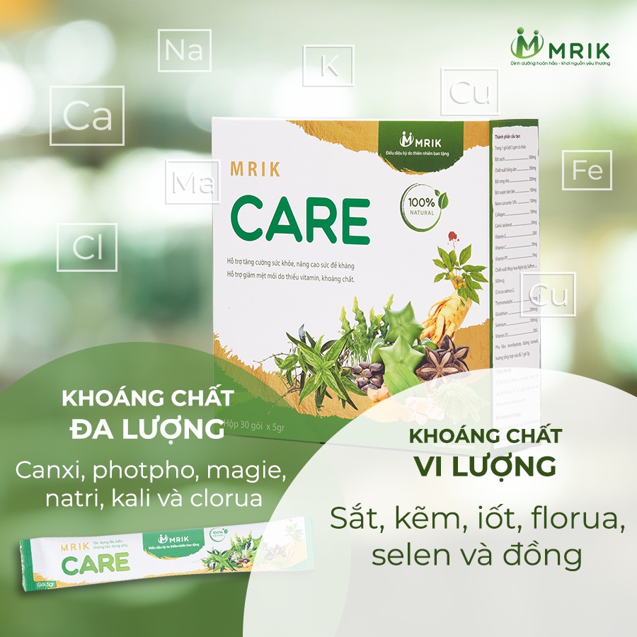 Bột Vitamin - MRIK CARE - Sachi Hồng Sâm