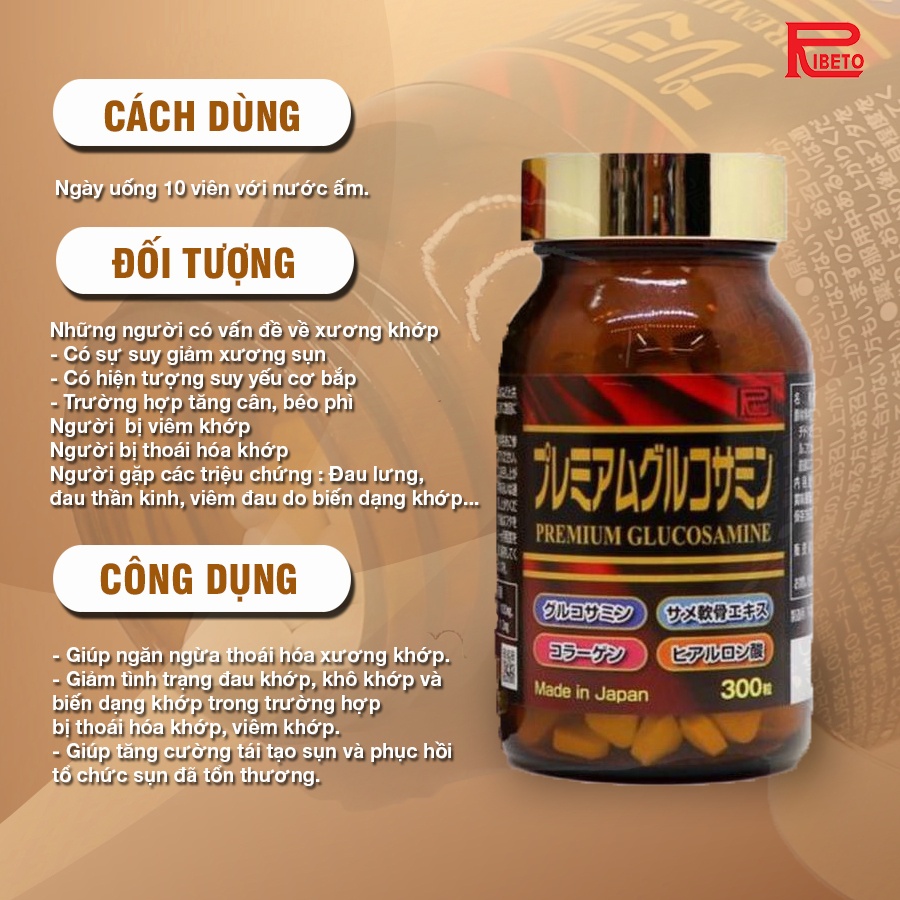 GLUCOSAMINE - Tăng cường sức khỏe Xương khớp