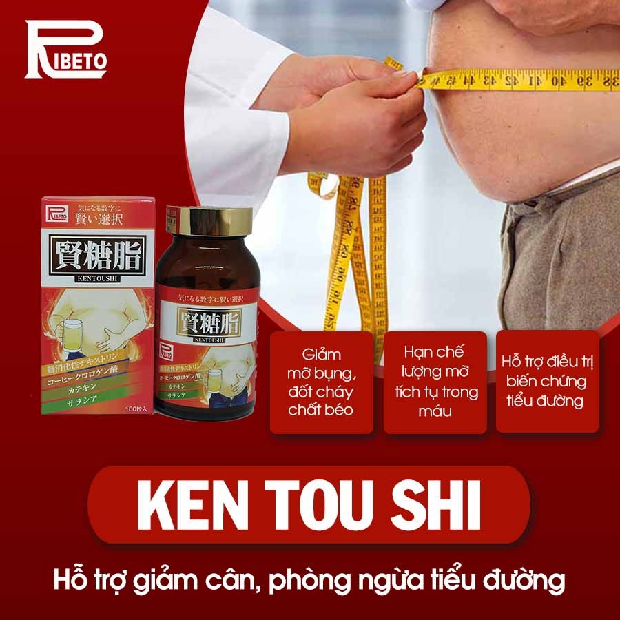 KENTOUSHI – Hỗ trợ mỡ máu, tiểu đường hiệu quả