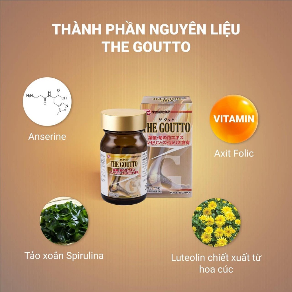 THE GOUTTO – Giải pháp cho người bệnh gout