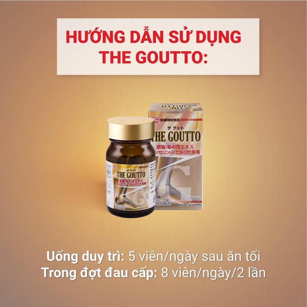 THE GOUTTO – Giải pháp cho người bệnh gout