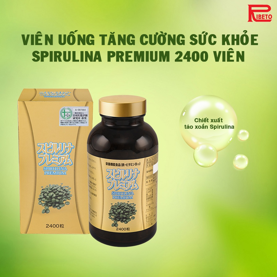Tảo xoắn SPIRULINA PREMIUM – Dưỡng chất hoàn hảo cho sức khỏe