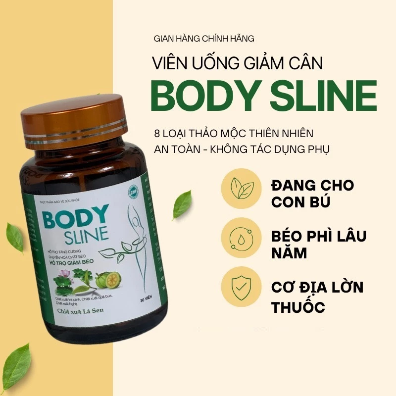 Viên uống giảm cân cấp tốc Body sline (Xanh)