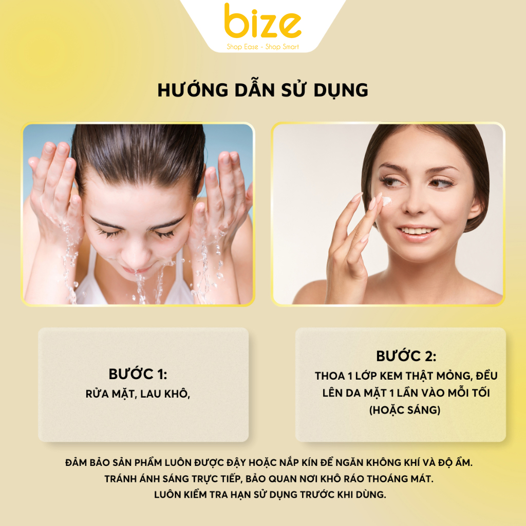 Kem trị mụn trị thâm trắng da mờ sẹo Linh Chi Vàng 25g