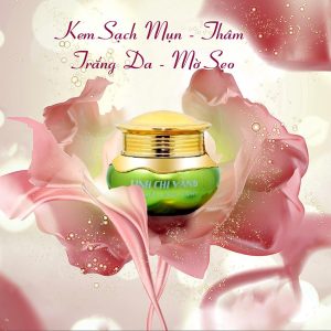 Kem sạch mụn, trị thâm, trắng da, mờ sẹo Linh Chi Vàng 20g