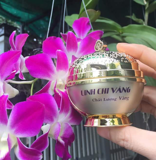 Kem trị nám, tàn nhang, đồi mồi Linh Chi Vàng VIP 35g