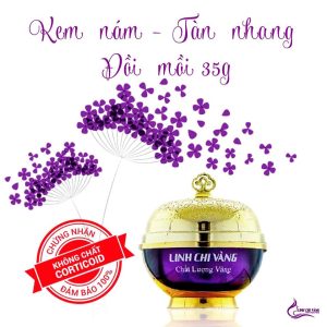 Kem trị nám, tàn nhang, đồi mồi Linh Chi Vàng VIP 35g