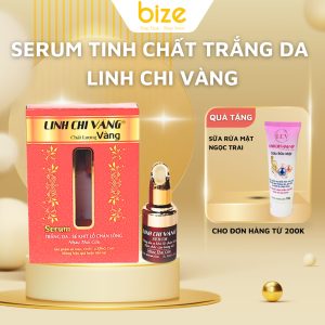 Serum trắng da se khít lỗ chân lông nhau thai cừu Linh Chi Vàng