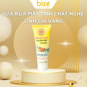 Sữa Rửa Mặt Tinh Chất Nghệ Linh Chi Vàng