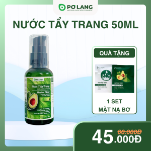 Nước Tẩy Trang Bơ Rau Má Pơ Lang Phù Hợp Với Mọi Loại Da 50ml