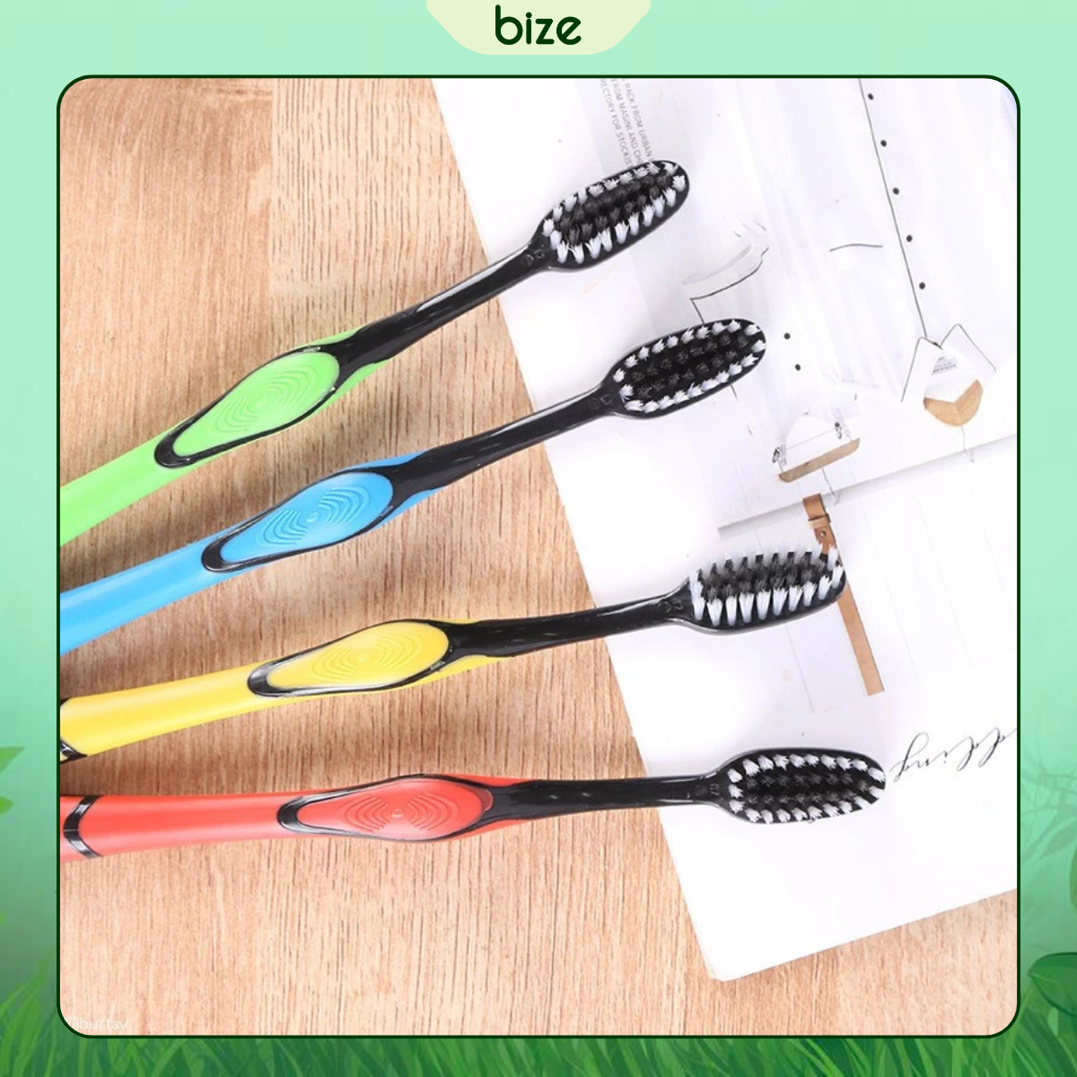 Combo 4 bàn chải đánh răng than tre hoạt tính – Lông mềm mịn, kháng khuẩn vượt trội - Ảnh 3